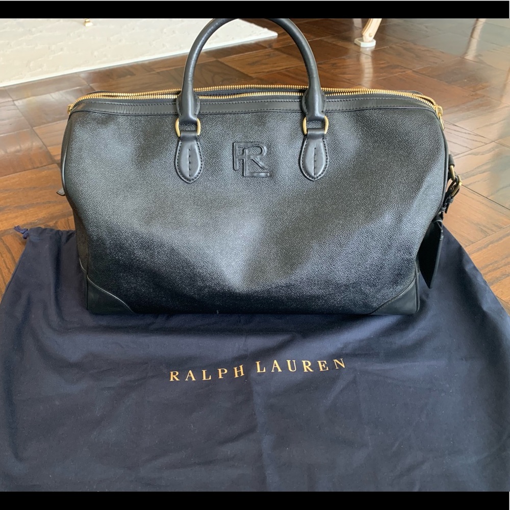 Ralph Lauren Men’s leather duffel bag